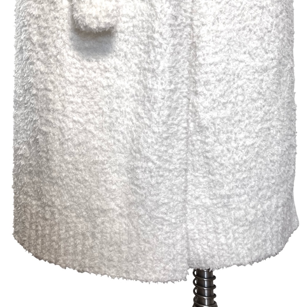 SKIMS Team USA Paralympic Cozy Knit Bouclé  Bone Belted Lounge Robe S/M NWT - Picture 7 of 13